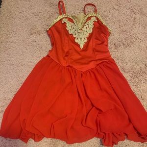 red Weissman dance costume
